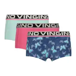 Wehkamp Vingino short - roze/blauw/mintgroen (set van 3) aanbieding