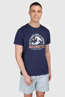 Wehkamp Brunotti T-shirt donkerblauw aanbieding