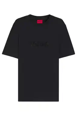 Wehkamp HUGO regular T-shirt zwart aanbieding