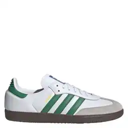 Wehkamp adidas Originals Samba OG leren sneakers wit/groen aanbieding