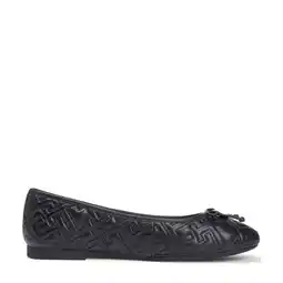 Wehkamp Tommy Hilfiger leren quilted ballerina's zwart aanbieding