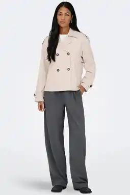 Wehkamp ONLY trenchcoat beige aanbieding