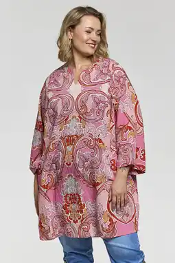 Wehkamp Gozzip tuniek met paisley print roze aanbieding