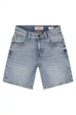 Wehkamp Vingino regular denim short medium blue denim aanbieding