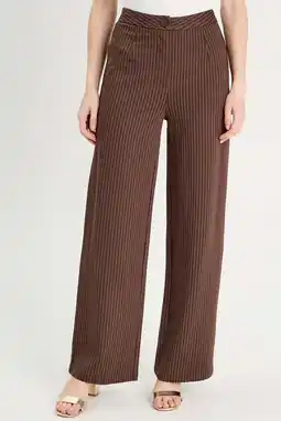 Wehkamp Cache Cache highwaist casual broek bruin aanbieding