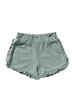 Wehkamp Your Wishes regularwaist sweatshort groen aanbieding