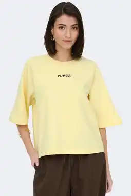 Wehkamp JDY top lichtgeel aanbieding