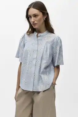 Wehkamp OBJECT blouse lichtblauw aanbieding