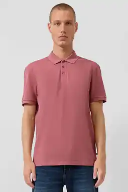 Wehkamp QS regular polo roze aanbieding