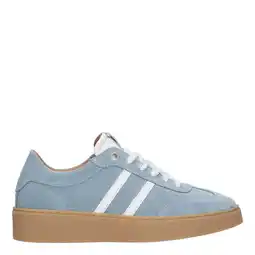 Wehkamp Tango Nynke 1-ab suède sneakers lichtblauw aanbieding