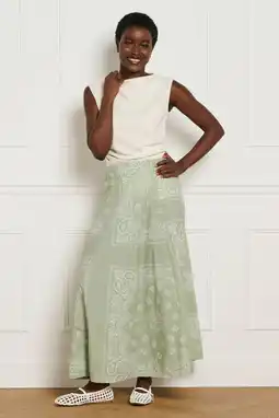 Wehkamp LOLALIZA midirok met paisley - lichtgroen aanbieding