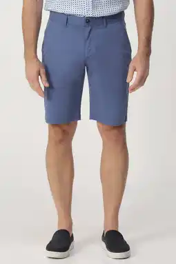 Wehkamp Campbell Salford regular chino short blauw aanbieding