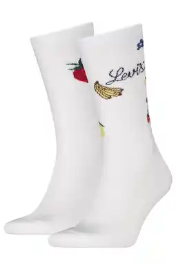 Wehkamp Levi's sokken - wit (set van 2) aanbieding