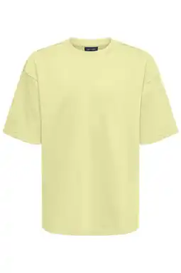 Wehkamp ONLY & SONS JUNIOR T-shirt geel aanbieding