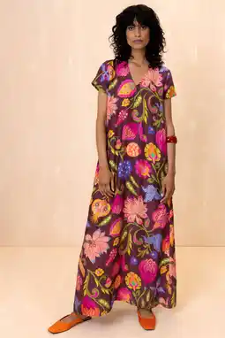 Wehkamp Oilily gebloemde maxi jurk multi aanbieding