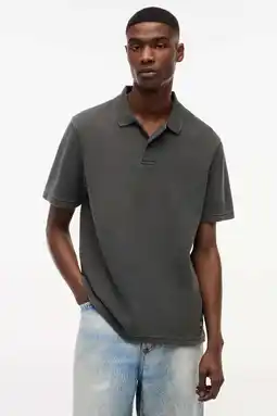 Wehkamp Tommy Jeans regular polo antraciet aanbieding
