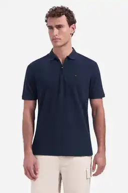 Wehkamp No Excess regular polo donkerblauw aanbieding