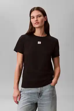 Wehkamp CALVIN KLEIN JEANS T-shirt zwart aanbieding