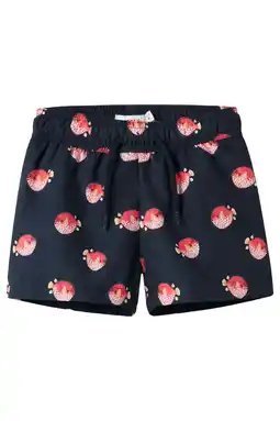 Wehkamp NAME IT MINI zwemshort donkerblauw aanbieding
