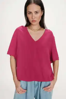 Wehkamp Grace & Mila top fuchsia aanbieding