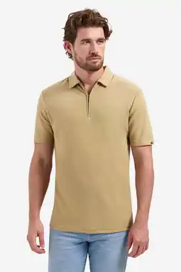 Wehkamp No Excess regular polo beige aanbieding
