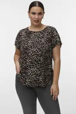 Wehkamp VERO MODA CURVE top met panterprint aanbieding