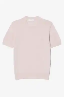Wehkamp Lacoste T-shirt lichtroze aanbieding