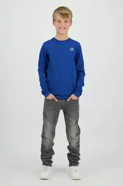 Wehkamp Raizzed longsleeve met backprint blauw aanbieding