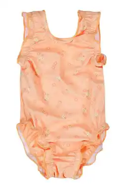 Wehkamp Dirkje badpak all over print oranje aanbieding