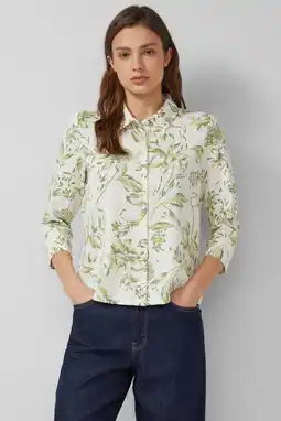Wehkamp s.Oliver gebloemde blouse ecru aanbieding