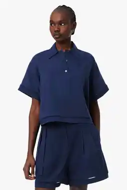 Wehkamp Lacoste T-shirt - donkerblauw aanbieding