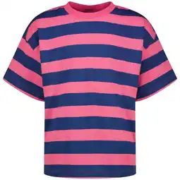 Wehkamp Vingino gestreepte T-shirt roze aanbieding