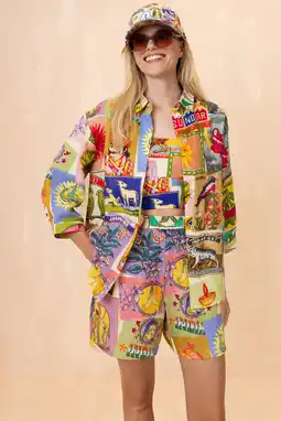 Wehkamp Oilily blouse met linnen multi aanbieding