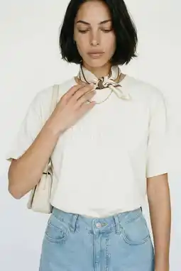 Wehkamp VERO MODA T-shirt ecru aanbieding