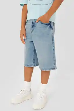 Wehkamp s.Oliver short light blue denim aanbieding