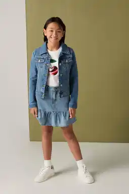 Wehkamp Levi's denim spijkerrok medium blue denim aanbieding