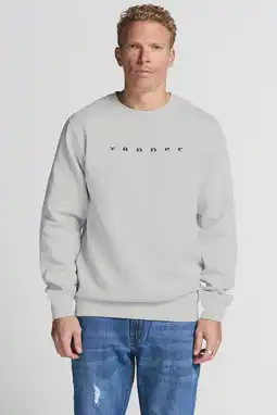 Wehkamp Vänner sweater lichtgrijs aanbieding