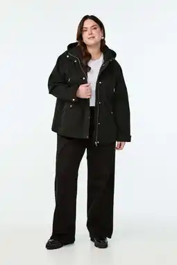 Wehkamp Zizzi parka zwart aanbieding