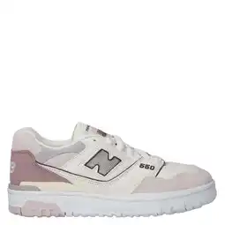 Wehkamp New Balance 550 sneakers wit/roze aanbieding