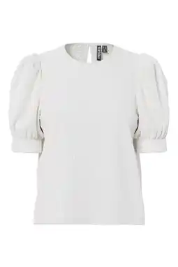 Wehkamp PIECES top ecru aanbieding