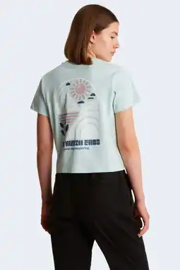 Wehkamp The North Face T-shirt Sun lichtblauw aanbieding