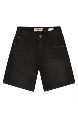 Wehkamp Vingino regular denim short black denim aanbieding
