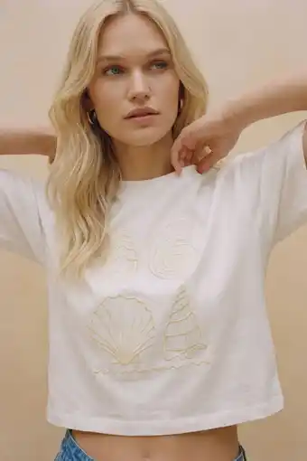 Wehkamp VERO MODA T-shirt wit aanbieding