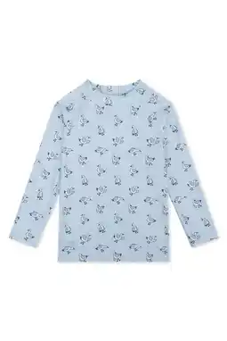 Wehkamp Swim Essentials UV-shirt lichtblauw aanbieding