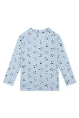 Wehkamp Swim Essentials UV-shirt lichtblauw aanbieding