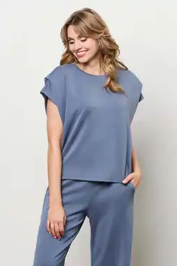 Wehkamp Co Woman top blauw aanbieding