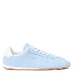Wehkamp Tommy Hilfiger suède sneakers lichtblauw aanbieding