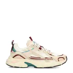 Wehkamp POSH by Poelman Harper chunky sneakers wit/beige/bordeaux aanbieding