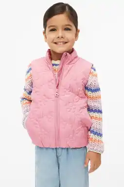 Wehkamp s.Oliver gebloemde bodywarmer quilted roze aanbieding