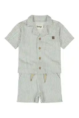 Wehkamp Dirkje overhemd + korte broek blauw aanbieding